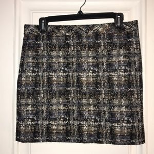 J.Crew Skirt Metallic Tweed Mini Skirt